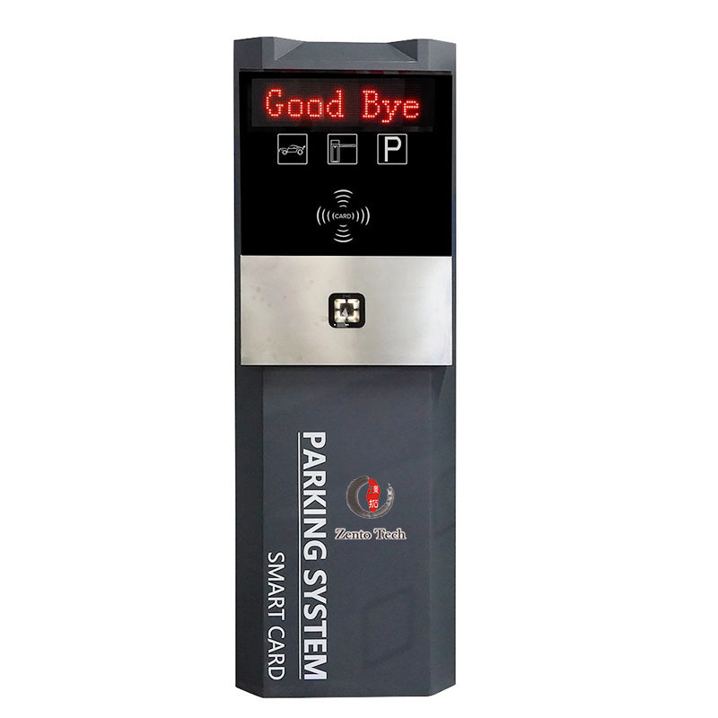 South Africa Hotel Car Park Card Dispenser Entrance Automatic Barrier Gate Card Collector Exit Parking System