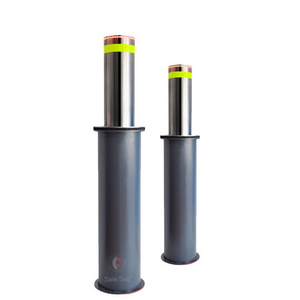 ZT K4 Crash Rated traffic street Cast Iron Safety Road Hydraulic Automatic Retractable Bollard for Parking Stop Barrier