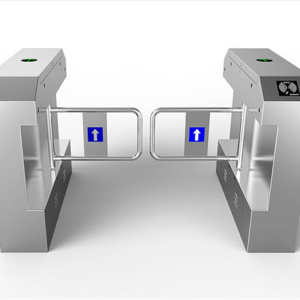 Busy Traffic Counter Half Height Swing Arm Door Anti-Collision QR Code Brushless DC Motor Swing Turnstile Gate