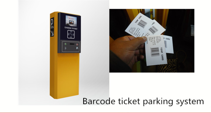 High Quality Parking Payment Machine With Barcode Paper Ticket Or ID / IC Card For Automated Rfid Car Parking System