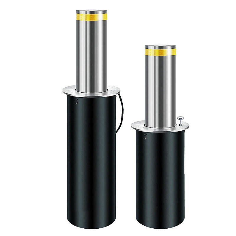 Retractable Security Hydraulic Rising Road Blockers LED Light Automatic Bollard