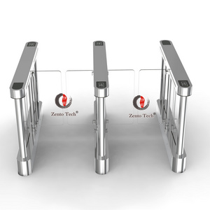 Sound And Light Pedestrian Swing Barrier Turnstile Gate For Security Entrance Control Gate Barrier