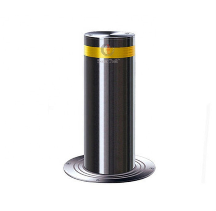 ZT Stainless Steel Metal Traffic Manual Retractable Telescopic Parking Security Bollard For Vehicle Access Control