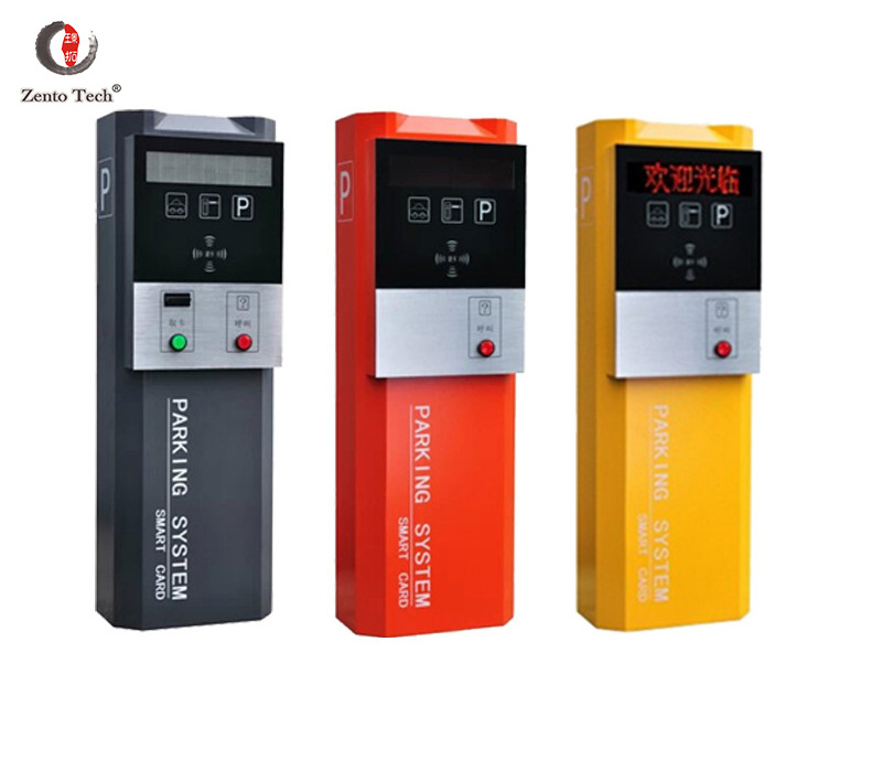 High Quality Parking Payment Machine With Barcode Paper Ticket Or ID / IC Card For Automated Rfid Car Parking System