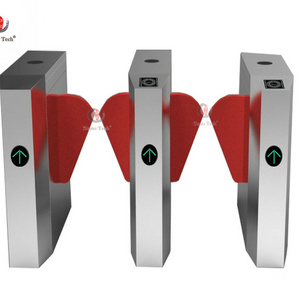 China Low Cost Full Automatic Flap Turnstiles Gyms Exit Fitness Entrance Access Control Turnstiles Door