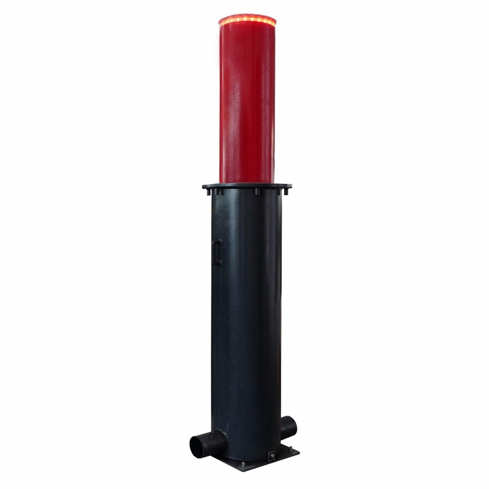 Full Automatic Electric Hydraulic Rising Bollards Driveway Blocker Metal  k4 Crash Rated Hydraulic Traffic Safety Bollard