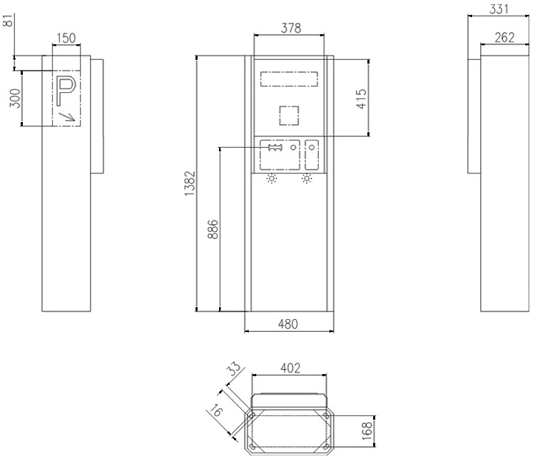 Automatic ticket vending machine ticket dispenser parking management system car sensors parking sensors system