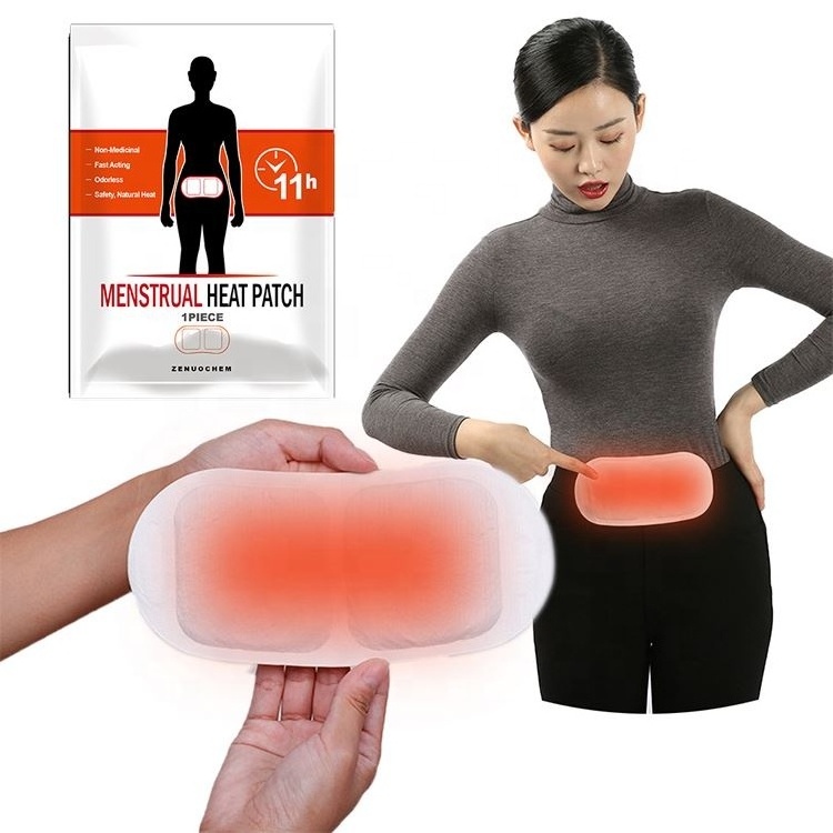 Women Menstrual Pain Relief pad Warm patch Menstrual Cramps Heating patch Hot Pack Warm Womb pad