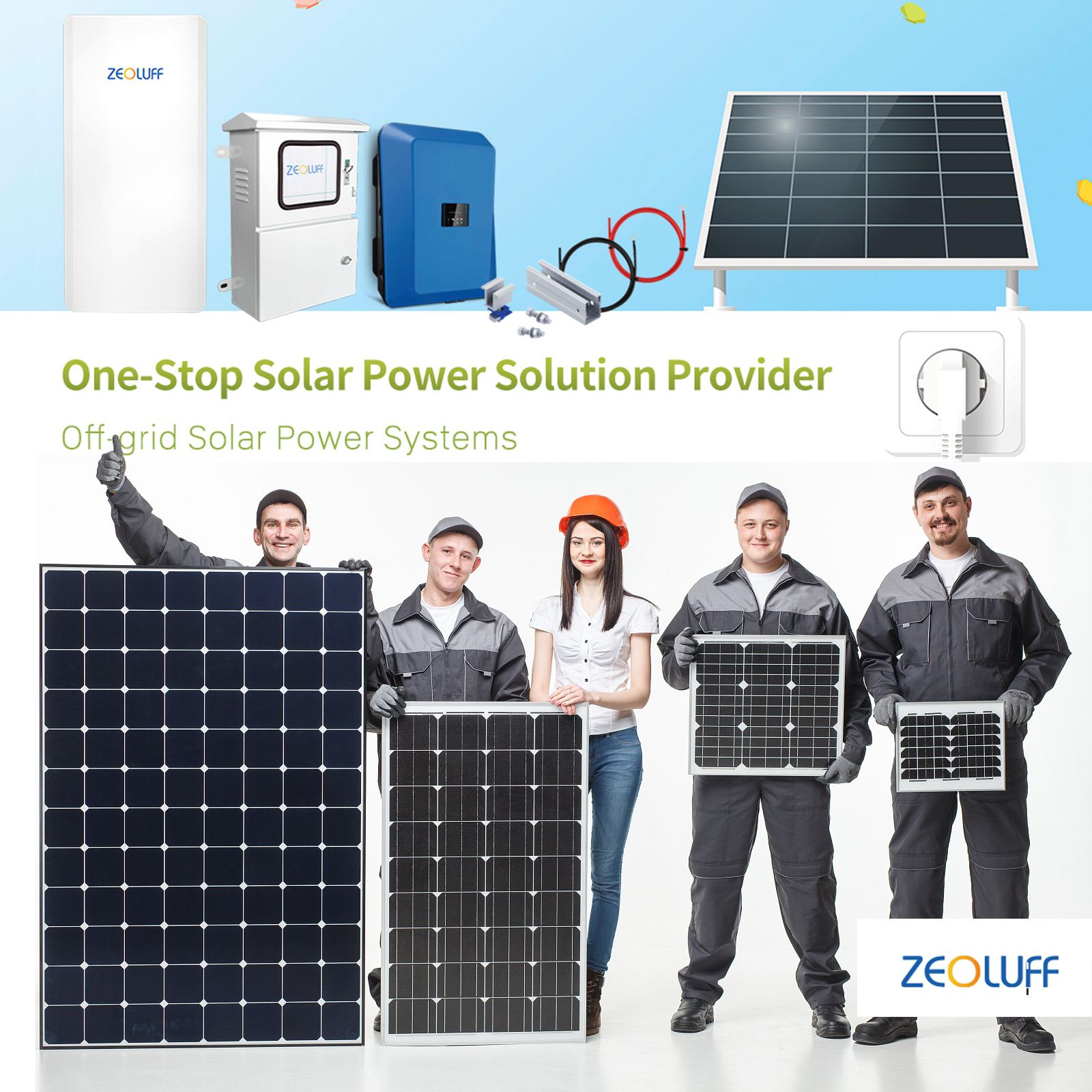 Industrial Home Use Complete Solution Provider Off On-Grid Hybrid Power Solar System 15kw 10kw Solar System 5kw panel solar kit