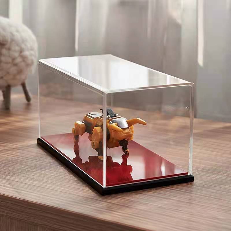 Clear Acrylic Box Plexiglass Display Case for Collectibles, Toys, Cosmetic, Shoes, Handbag Home Storage