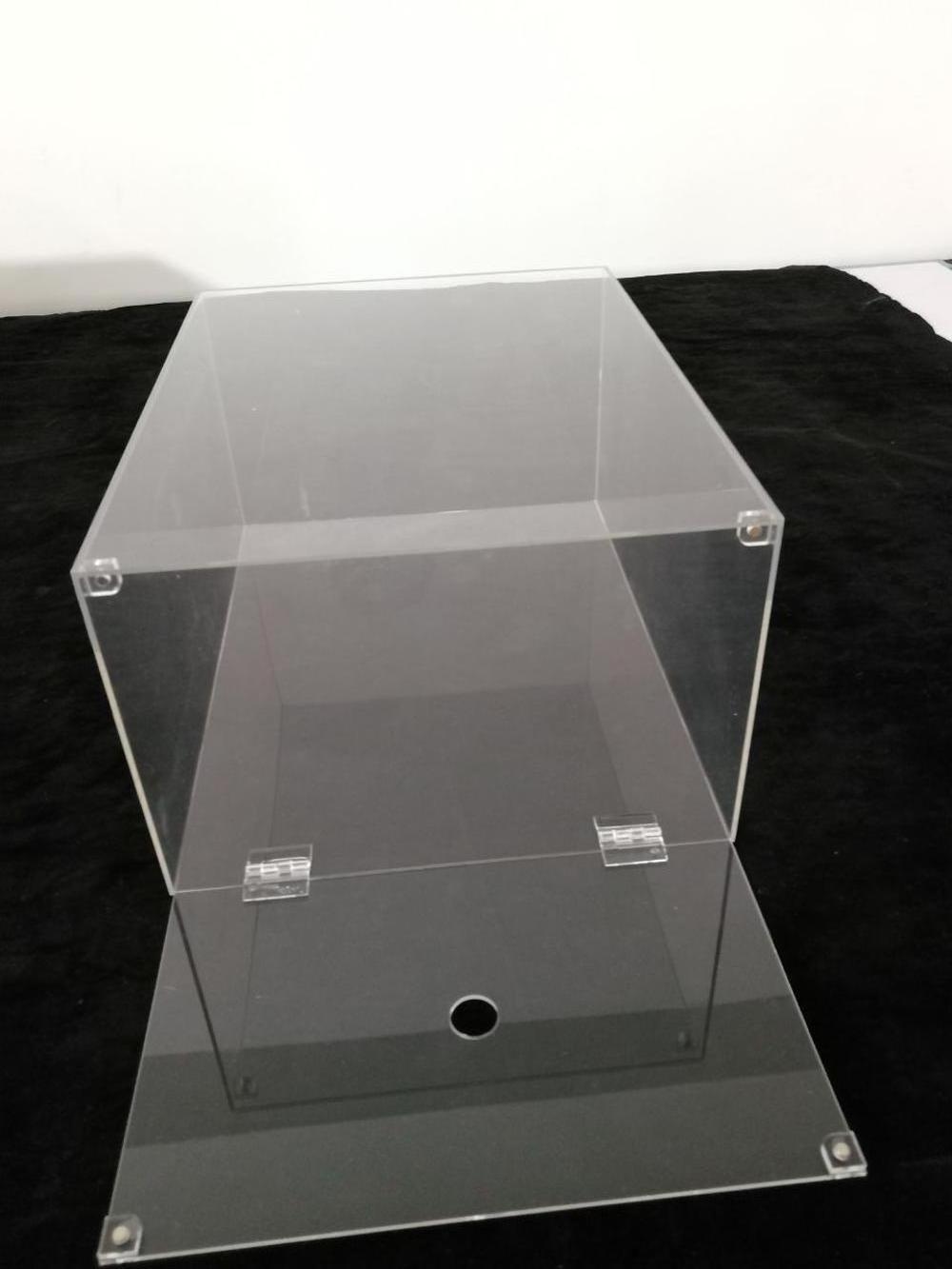 Clear Acrylic Drop Front Shoe Box Stackable