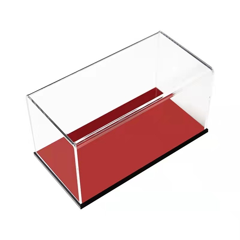 Clear Acrylic Box Plexiglass Display Case for Collectibles, Toys, Cosmetic, Shoes, Handbag Home Storage