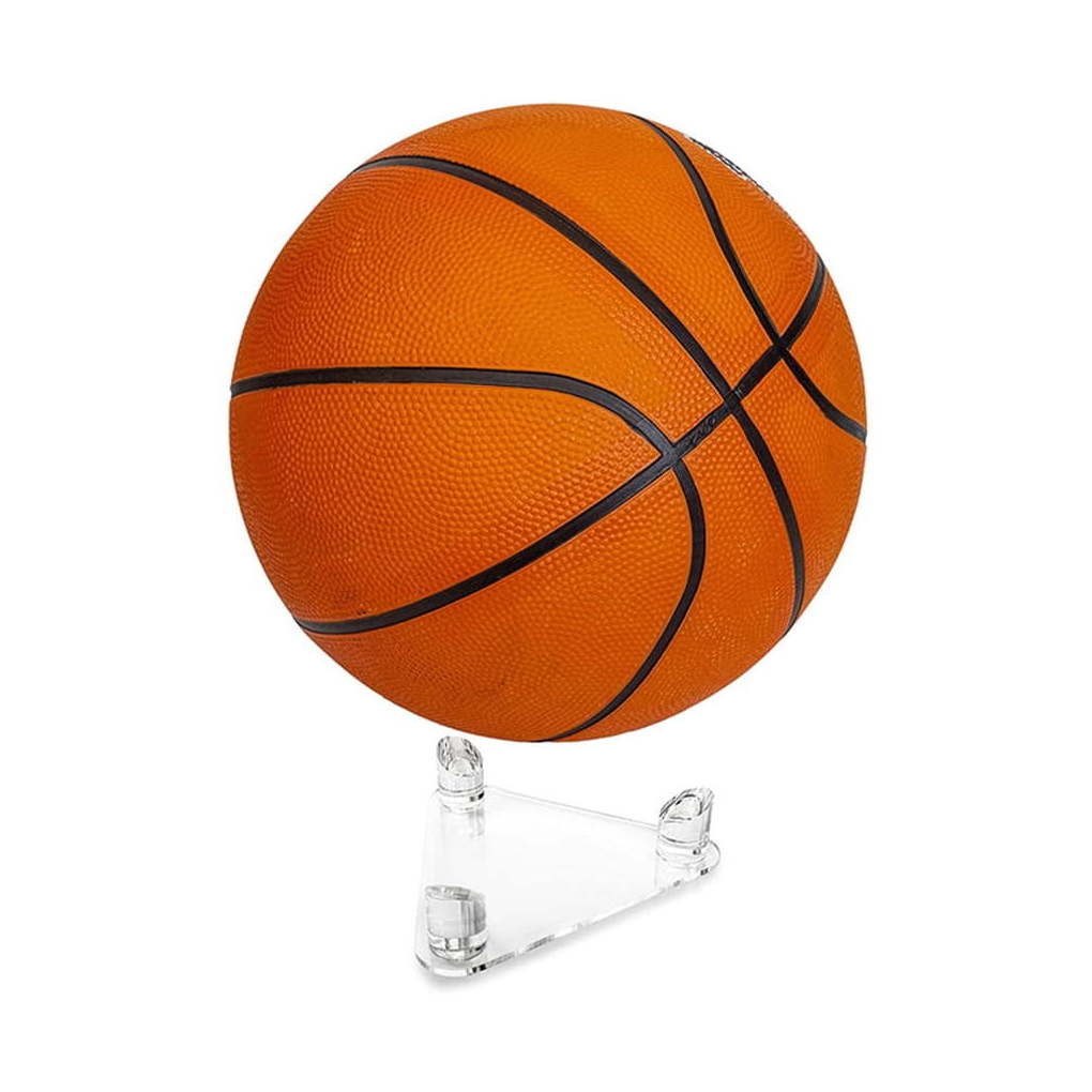 Acrylic Ball Holder Stand for Display case Sports Ball Storage Rack for Football Basketball Volleyball and Soccer Ball