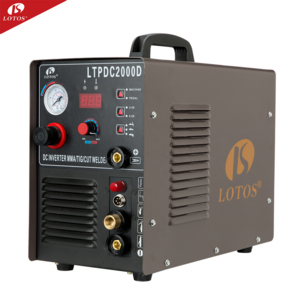 Lotos LTPDC2000D welder and plasma cutter 3 in 1 dc  arc inverter stainless steel welding machine for sale factory price