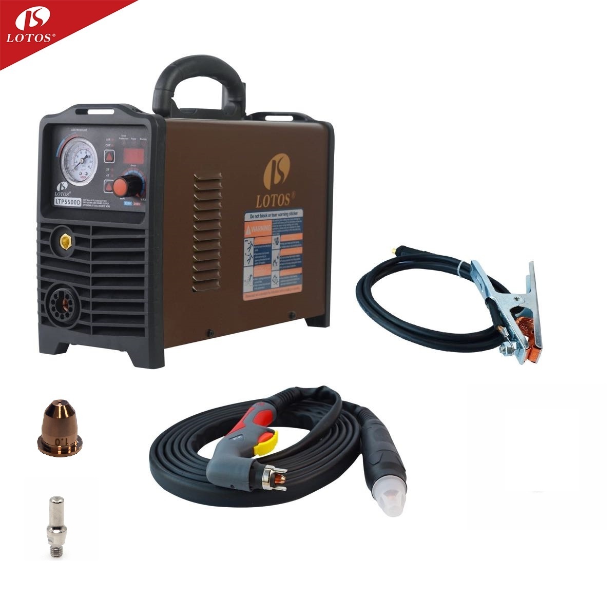 Lotos LTP5500 factory price plasma cutter machine portable 110V /220V 15mm plasma cutting cnc torch