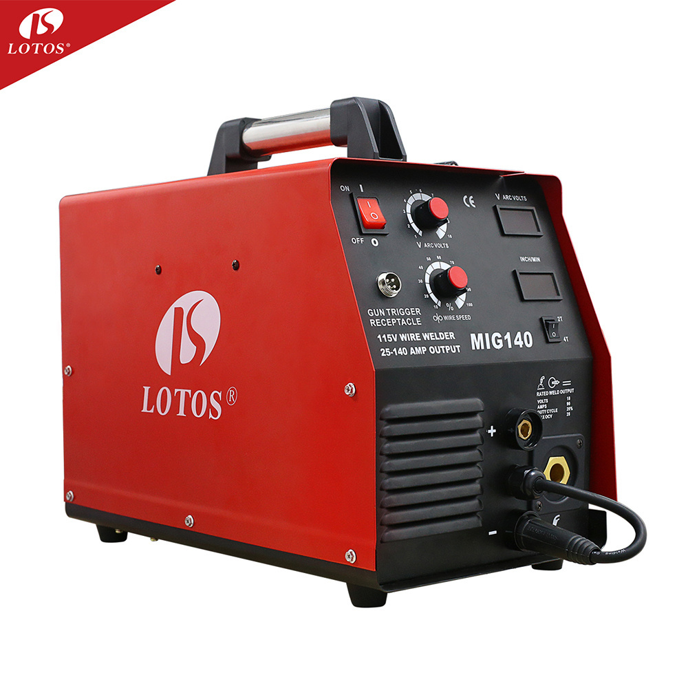 LOTOS MIG140  mig mag Welder inverter co2  aluminum inverter welding machine machine price for sale home use