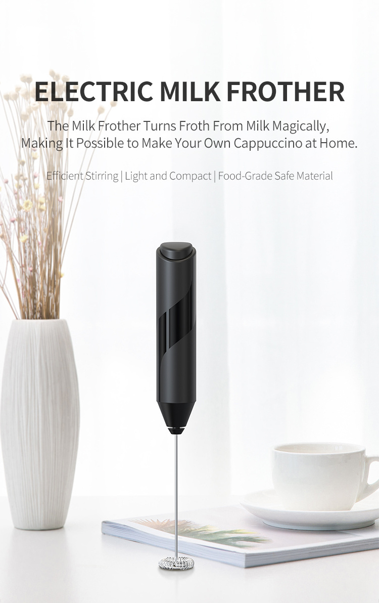 Stainless Steel Automatic Handheld Milk Foam Maker Electric Milk Frother Milk Foam Maker