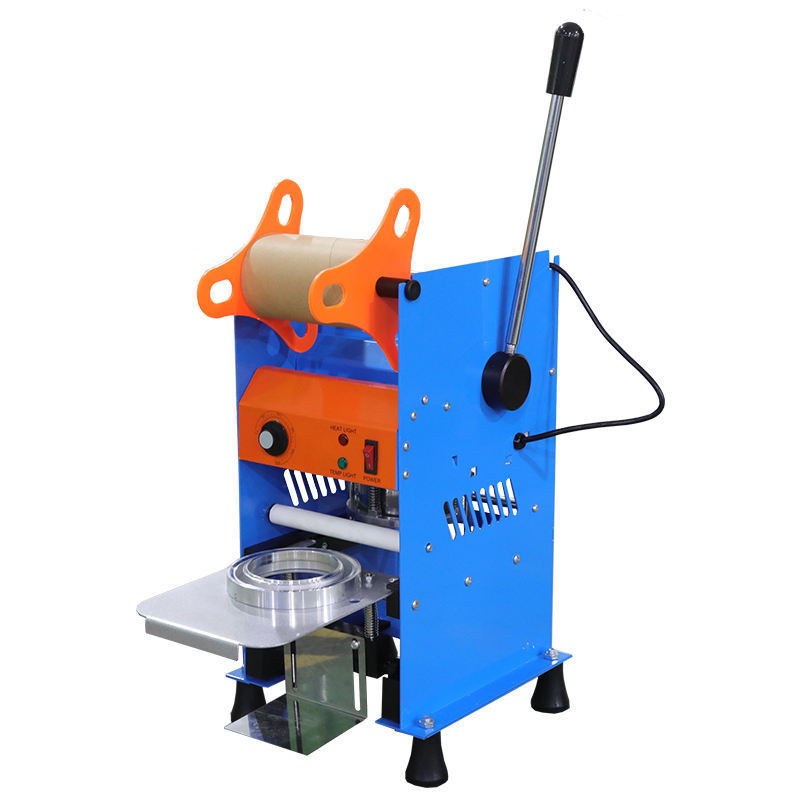 High Cost Performance Adjustable Cup Sealer Machine Automatic Milk Tea Cup Sealing Machine