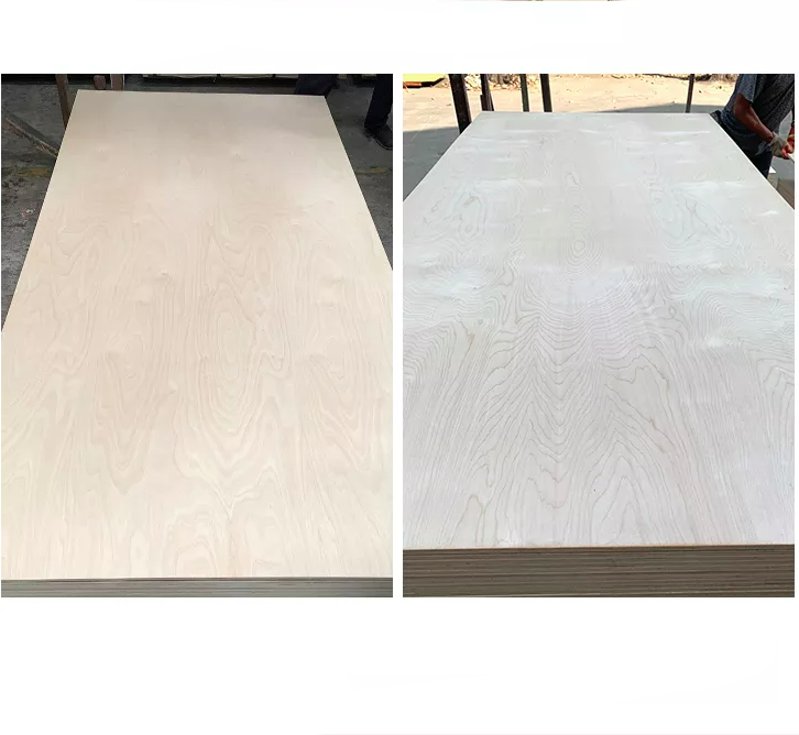 Two Time Hot Press Birch Pine Poplar Commercial Plywood Laser Cut Sheets 3 Ply -13 Ply Wood E1 C/D/E GRADE Artificial Veneer Oem