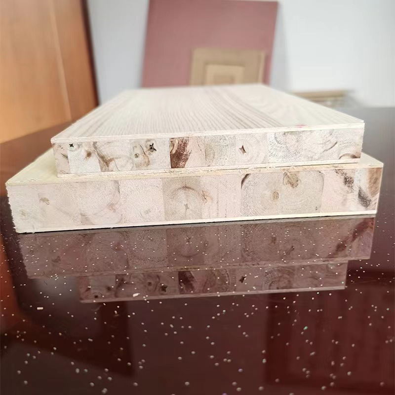 High quality   15mm 18mm White Melamine Block Board For Furniture