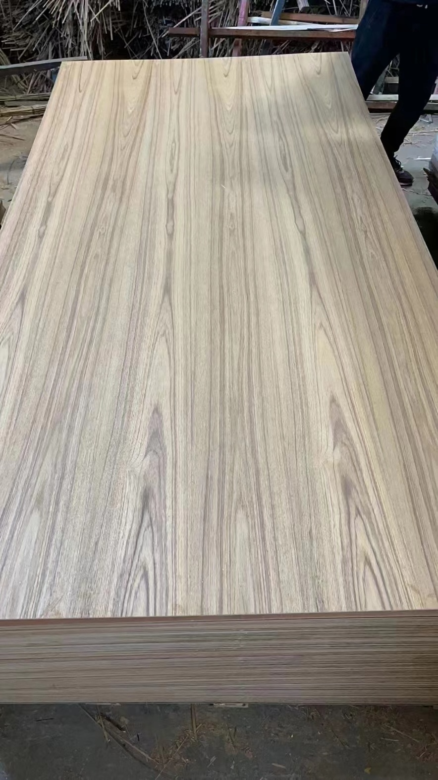 Melamine Laminated Plywood Low Price Russian Birch Industrial Outdoor E1 Apartment Teak Birch Water Plywood FSC Certified 3MM