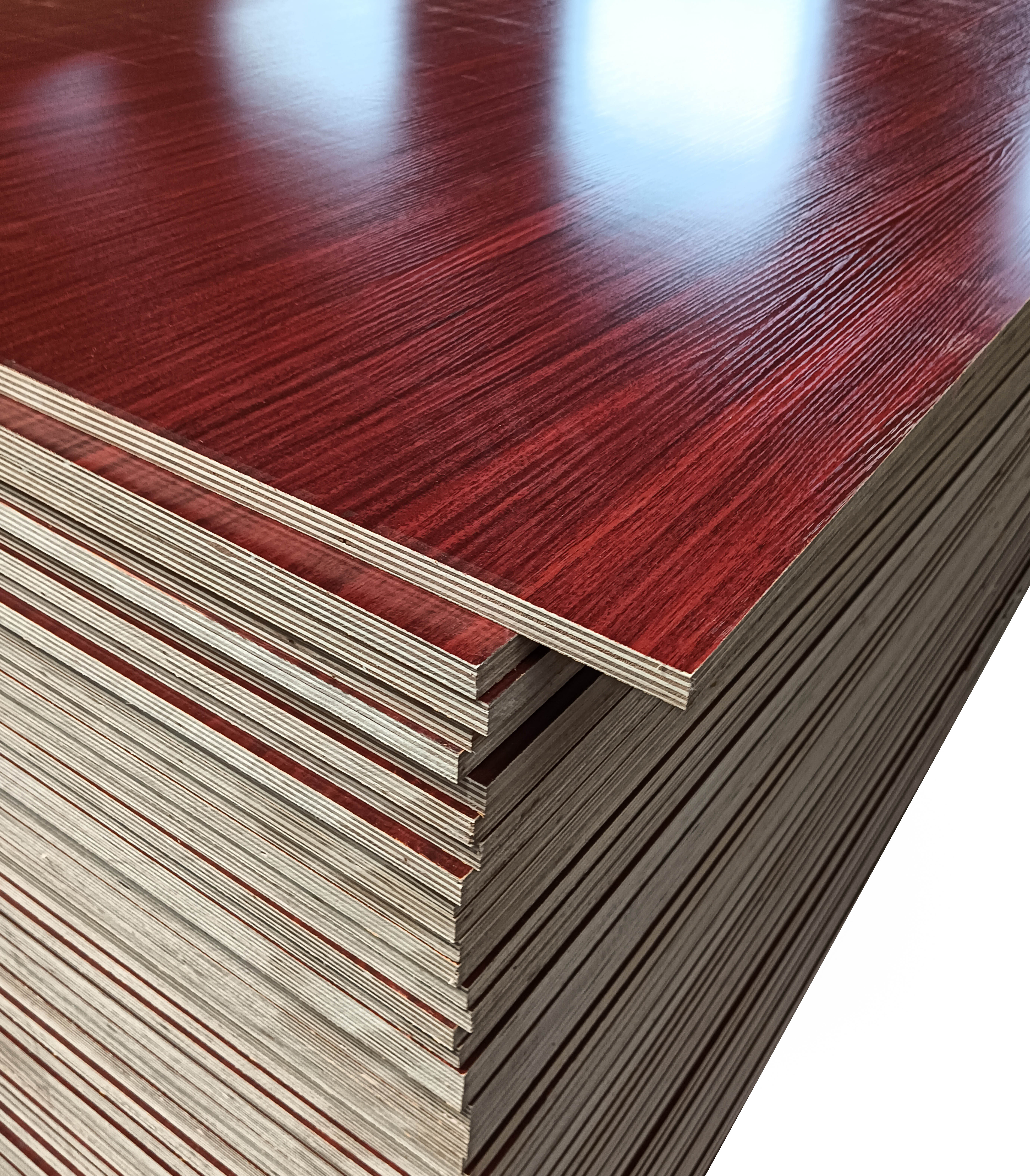 cheap price paper blue red color melamine face plywood sheets