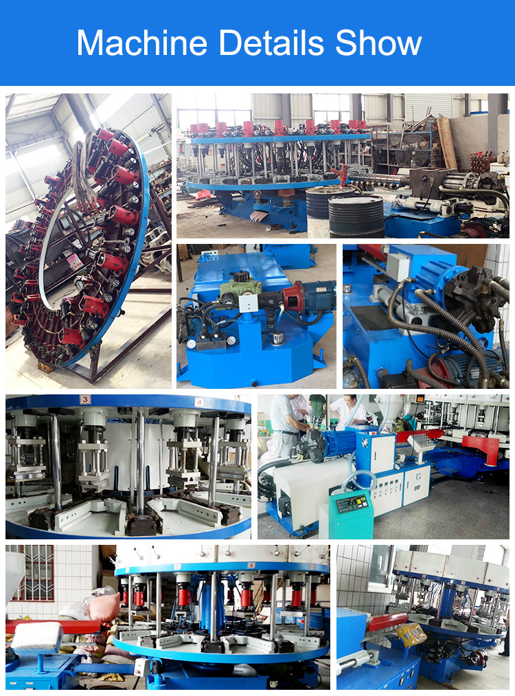 Automatic Single Color PVC TPR Sport Shoe Upper Lasting DIP Outsole Injection Machine Shoe Finishing Machines