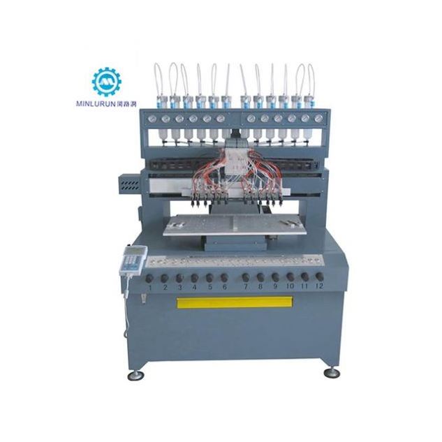 12 Colors Plastic PVC Rubber Patch Logo Making Dropper Machine