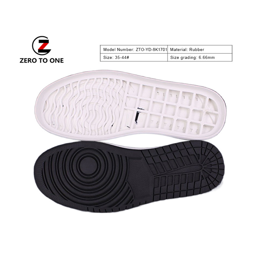 Best Sellers Casual Sole Manufacturer Anti Skid Soft Men Women Rubber Material Wide Buy Shoe Fashion Soles