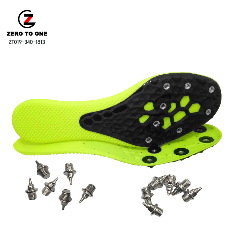 Football Sneaker Suela Manufacturer Tpu Pvc Track Sprint Soles Shoes Sport Spike Sole Shoe Making