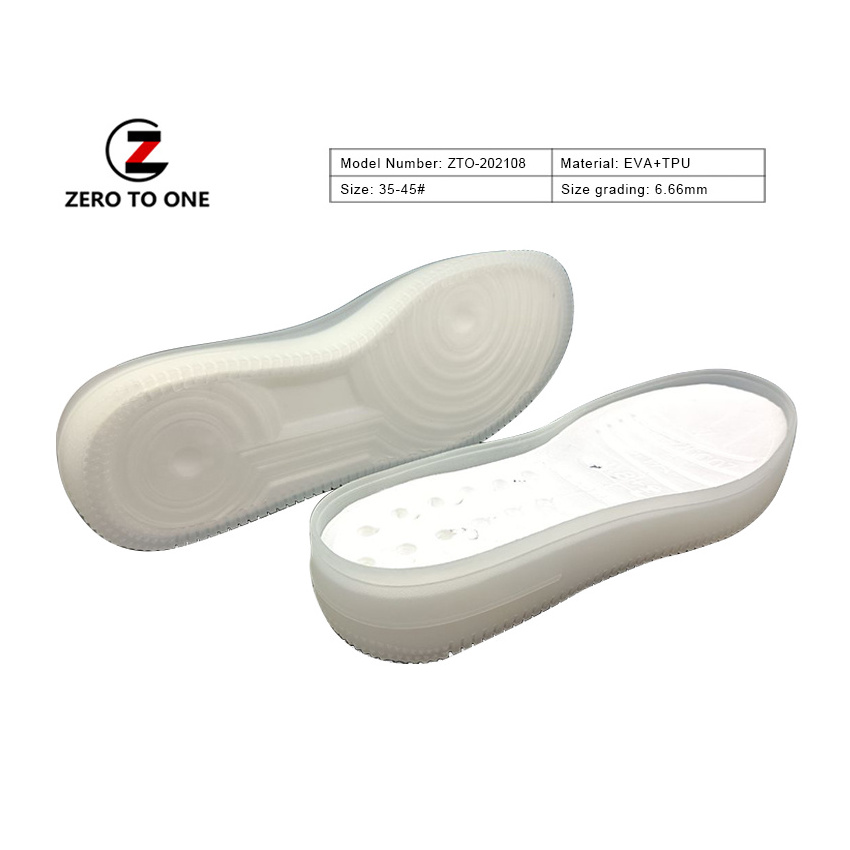 Unique Design Custom Skateboarding Style Casual Shoe Sole Elastic Soft EVA Midsole Tpu Botton Vibram Outsole BestSuppliers