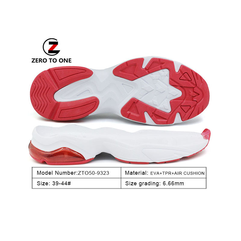 2021 Newest Men EVA Rubber Air Cushion Shoe Sole Sports Outsole Sneaker Shoes Air Sole