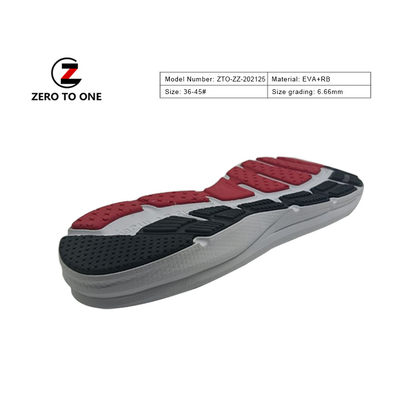 Hottest Running Sport Shoes Outsole Lightweight Soft EVA Jogging Sneaker Sole Marathon Outdoor Casual Soles