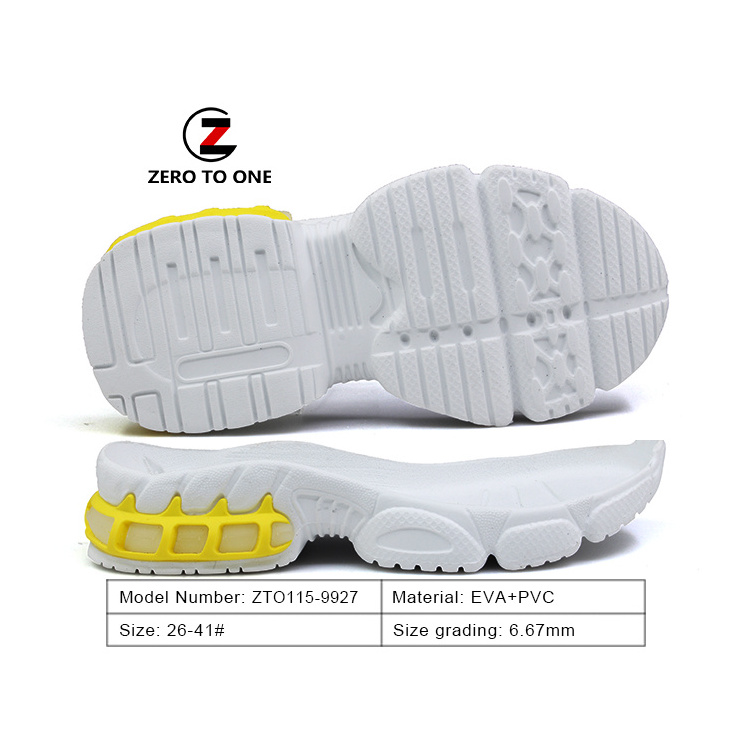 Jinjiang World-Win BLACK White Running Sport Shoes Men Air Cushion Rainbow Out Sole Boy Sneakers