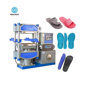 Two Colors EVA Sole Slipper Sandal Shoe Making Foaming Pressing Molding Machine Injection Machinery