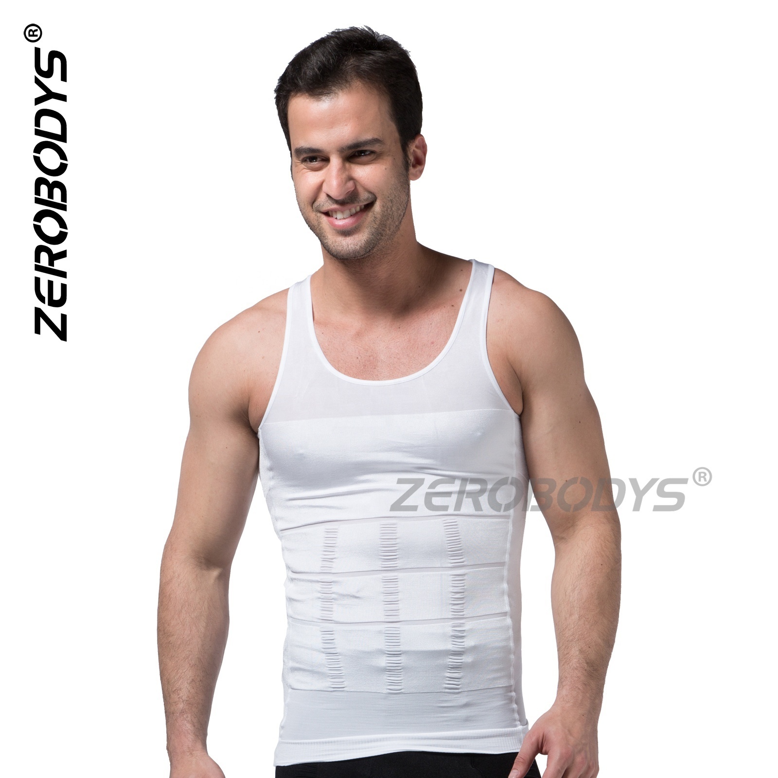 MeiSu T007 Compression Shirts for Men Body Shaper Slimming Shirts Shapewear