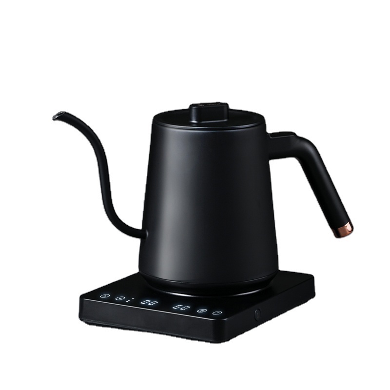 zeroHero EU standard 600ml stainless steel electric gooseneck coffee kettle