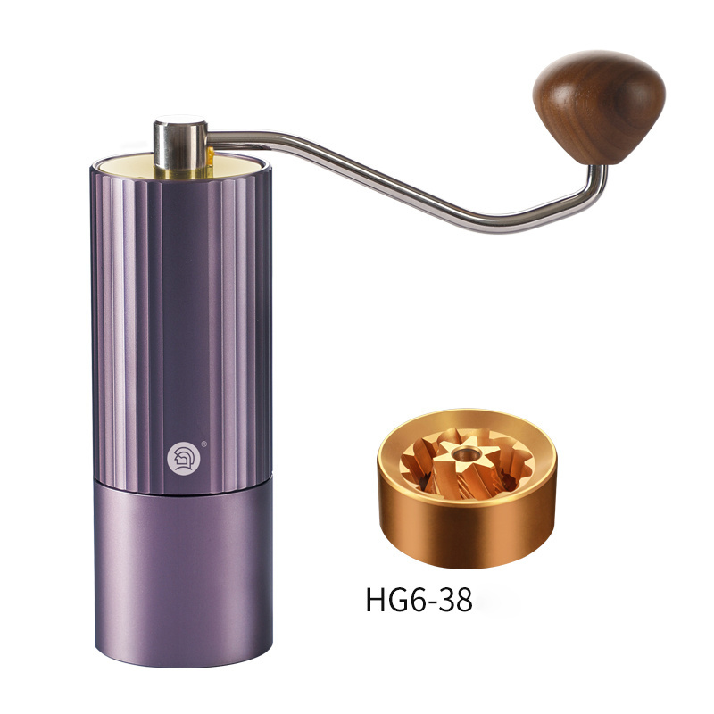 zeroHero Z3Pro Stainless Steel Titanium Coated Burr Portable Manual Coffee Grinder