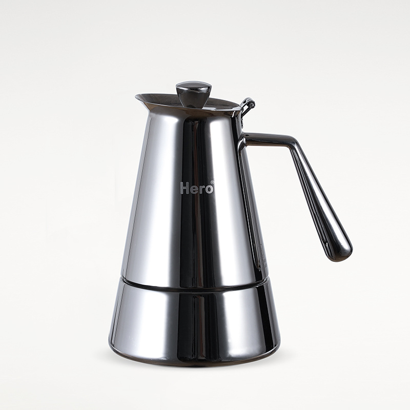 zero Hero M06 Moka Stovetop Cuban Maker Brewer Mocha Pot Coffee Brewing For Espresso Italian