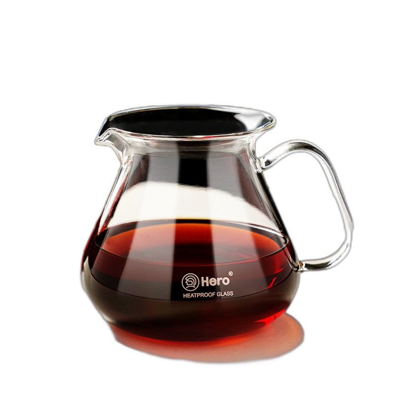 zero Hero Wholesale Price Drinking Tea Sets Server Glass Coffee Decanter