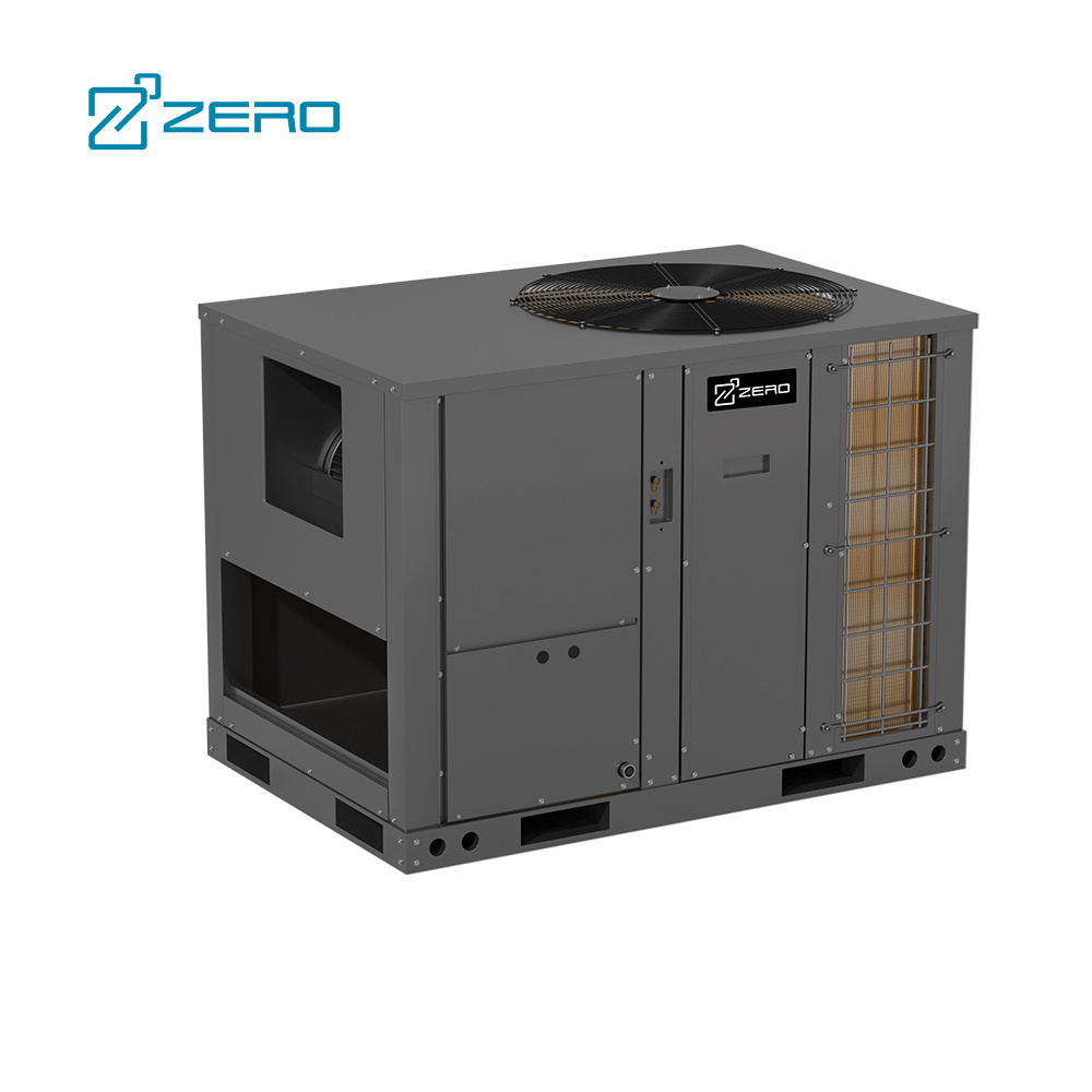 Zero China Commercial Inverter Package Unit Air Conditioner HVAC System 10 12 15 Ton Rooftop Air Conditioner