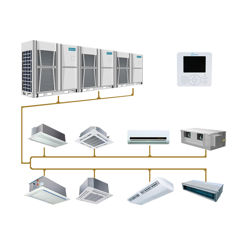 Commercial Mini Zones Vrv Vrf Ac Units Conditioning Central Hvac System Ducted Split 24000/30000 Btu Vrf Air Conditioner