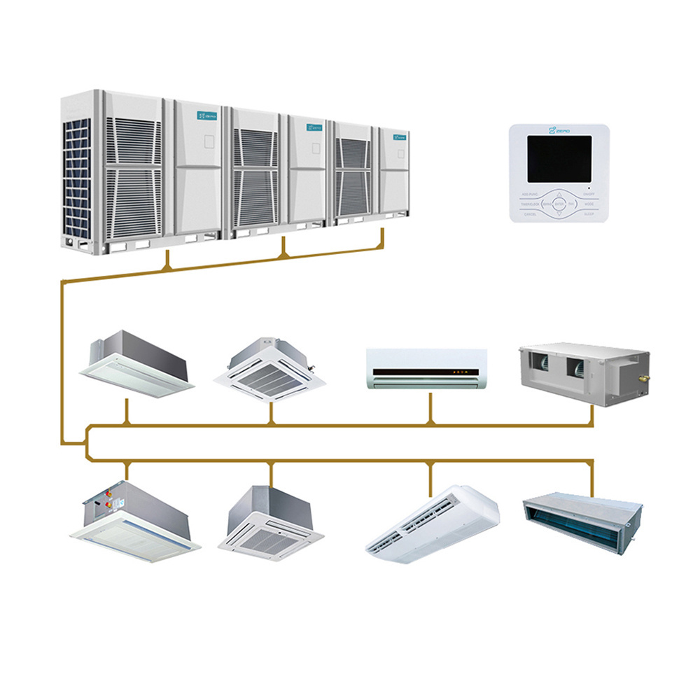 2021 Indoor Recovery 1/2/3/4/5/6 Ton Air Conditioning Units 4 Way Cassette 50 Hz R410a VRF VRV 6500 8 HP System Air Conditioner