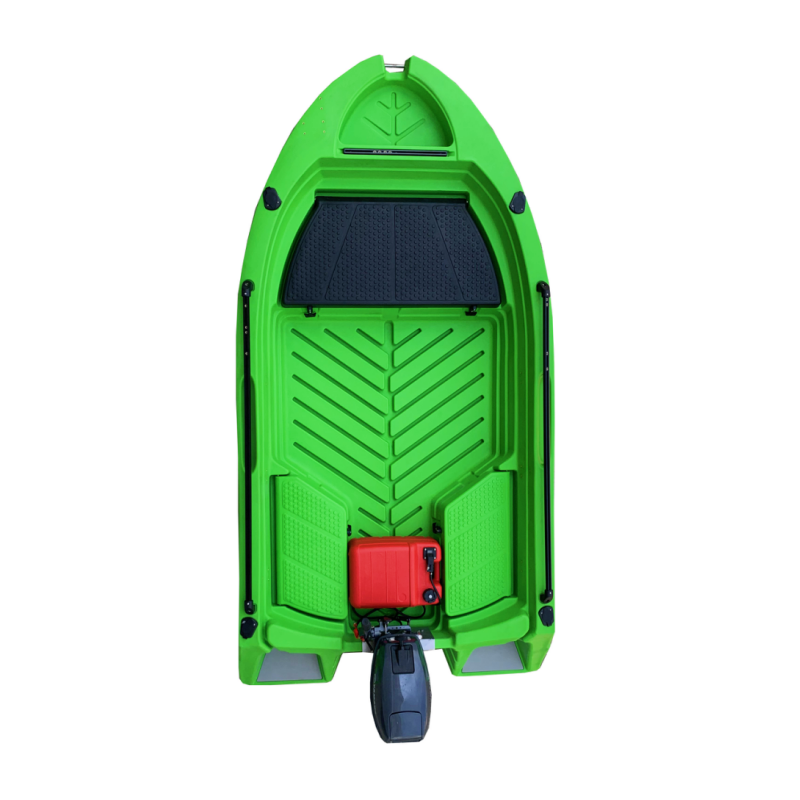 zero kayaks rotomolded polyethylene plastic fishing boats lure solo skiff fishing canoe/kayak with motor jet boats