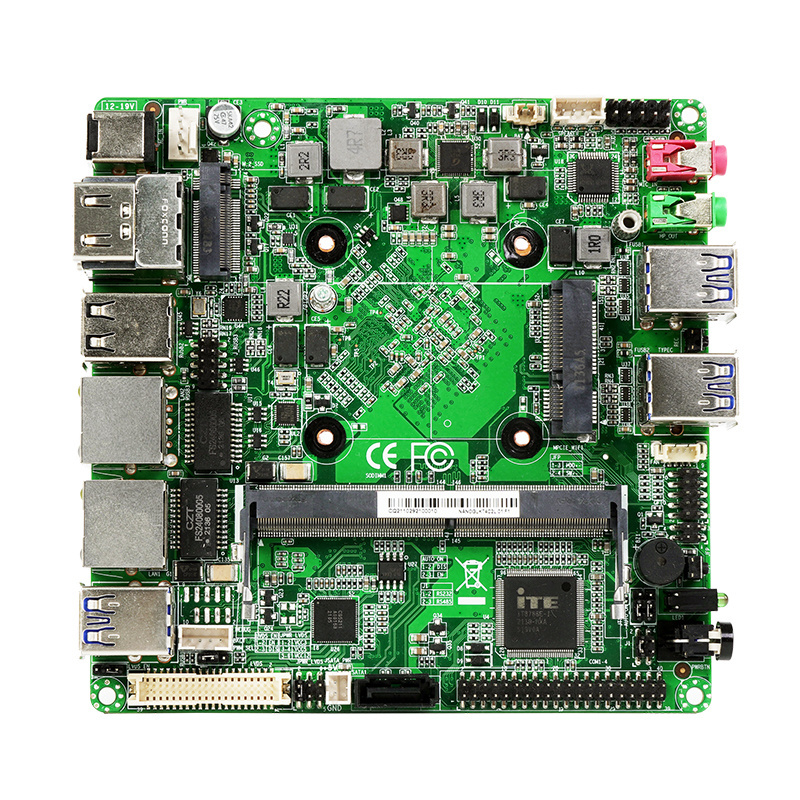 Zeroone China Factories Motherboard 4G Sim Fanless Industrial Motherboard J4125 Nano-Itx J4105 2 Lan Quad Core Board For Kiosk