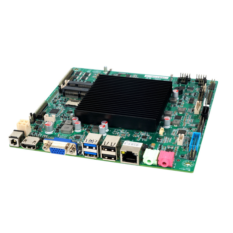 Zeroone J4125 Motherboard Industrial Mini Itx Aio Mainboard Cpu Combo Ddr4 Support M.2 Lvds