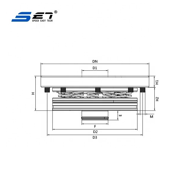 LQNC-20S Simple Installation Pneumatic Tray Lifting Zero Point Positioner Clamping System