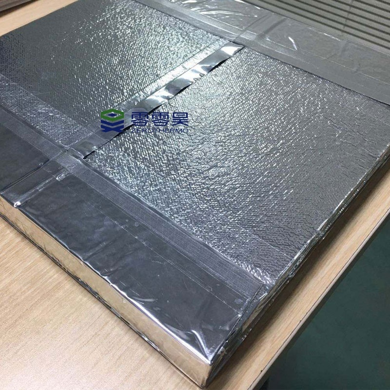 High R value Fireproof fiberglass Aluminum foil Thermal Insulation Material Vacuum Insulation panels