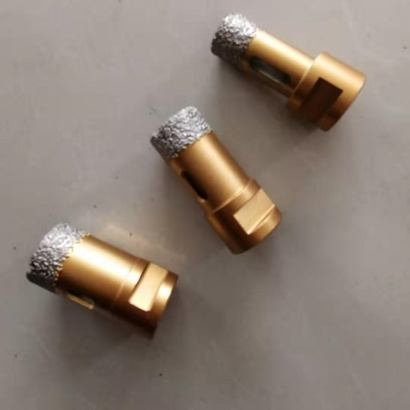 Top seller diamond finger core bits granite ceramic vacuum brazed diamond finger core bits