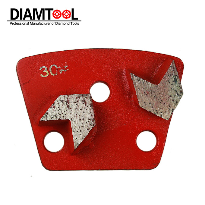 Trapezoid Diamond Grinding Plates or discs or block for concrete floor grinding tools